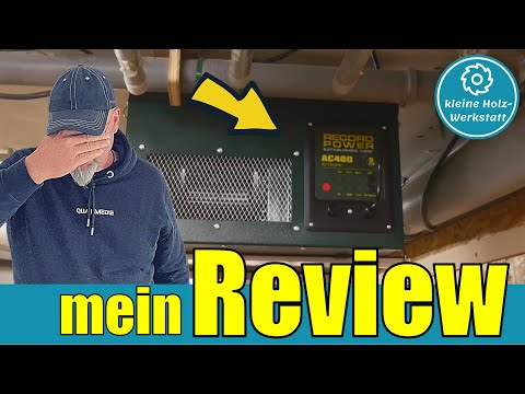 Record Power AC400 Luftreiniger - mein Review nach 6 Monaten⏐kleine holzwerkstatt