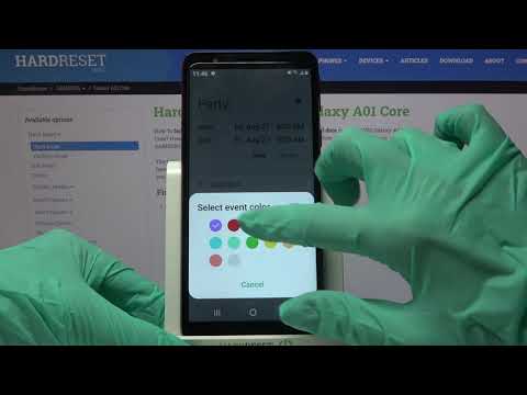 How to Add Event to Calendar in SAMSUNG Galaxy A01 Core – Set Up Reminder