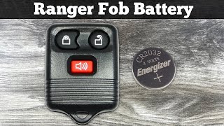 Ford Ranger Key Fob Battery Replacement 1998 - 2010 How To Change Replace Remote Fob Batteries