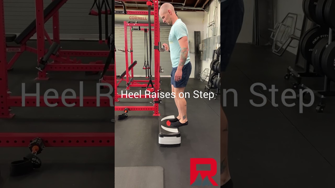 Heel Raises on Step - YouTube
