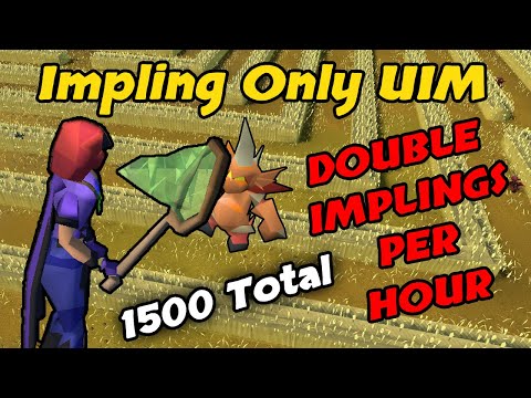 1500 Total DOUBLES Dragon Implings Per Hour - Impling Only UIM (#38)
