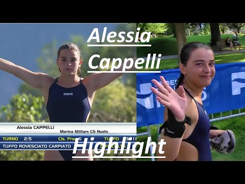 Women's Diving | Alessia Cappelli | Very Cute Diver | Platform Highlight| Bolzano 2022