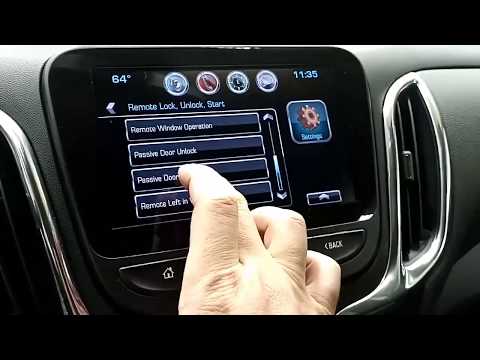 How to turn off Passive Door Lock on a GM Vehicle