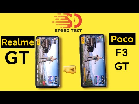 Poco F3 GT vs Realme GT Speedtest Comparison Which is Fast Snapdragon vs Dimensity🔥🔥🔥