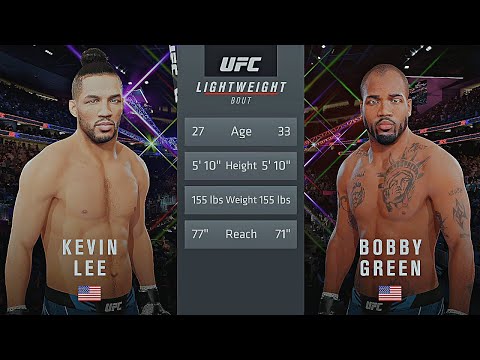 Kevin Lee Vs. Bobby Green : UFC 4 Gameplay (Legendary Difficulty) (AI Vs AI) (PS5)