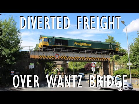 Freightliner 66588 | Diverted freight over Wantz Bridge