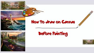 How to DRAW on canvas before Painting it