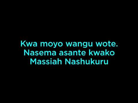 Nashukuru - Mercy Linah - Lyrics