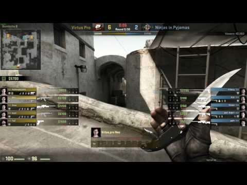 [1080p] Virtus.Pro vs NIP | Dust2 MAP 1 - Eleague Season 1 | 23/07/2016