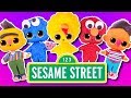 SESAME STREET ELMO BERNIE ERNIE BIG BIRD COOKIE MONSTER Toy Transformations