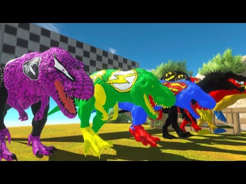 Hunting found Jurassic world evolution 5 :T-REX DC vs Marvel Superhero - Dinos
