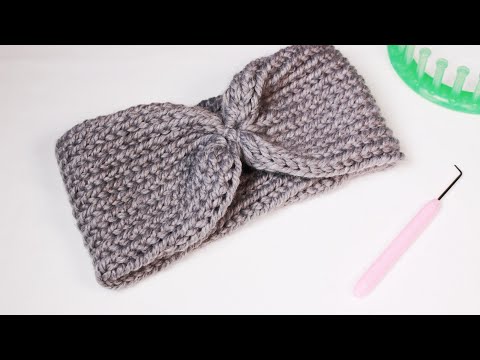 How to Loom Knit a Headband (Super Easy for Beginners)...