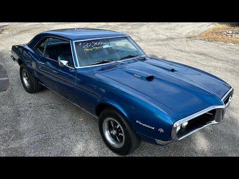Test Drive 1968 Pontiac Firebird 400 SOLD FAST $32,900 Maple Motors #2801