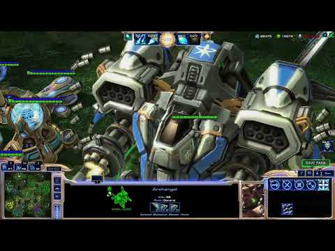 StarCraft 2 Mega Archangle in action