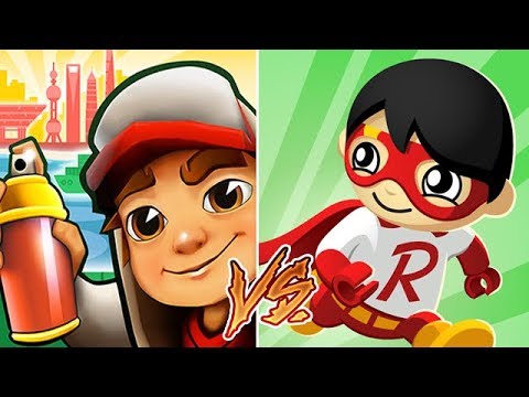 Subway Surfers Vs. Ryan - Subway Surfers & Tag with Ryan [iOS Gameplay] Video