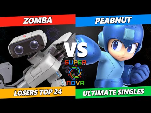 Supernova 2024 - Zomba (Rob) Vs. Peabnut (Megaman) Smash Ultimate Tournament
