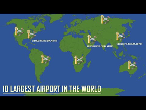 Os 10 maiores aeroportos do mundo em 2023