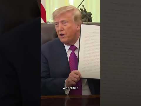 Trump signs order to re-name Lake Ontario as Lake America | AJ #shorts