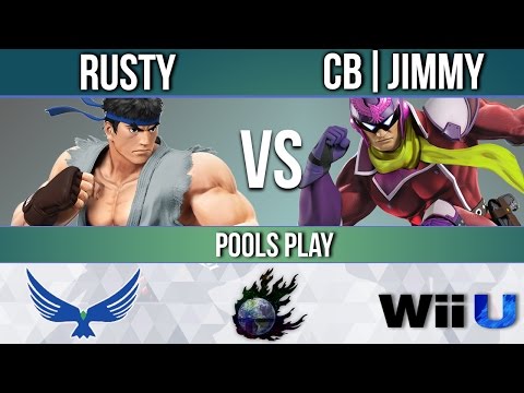 EagleLAN 2017 - Rusty (Ryu) vs. CB | Jimmy (Captain Falcon) - Pools Play - Smash Wii U