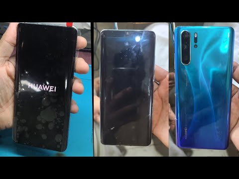 How to Restore huawei P30 Pro Cracked Screen Restoration | Huawei P30 Pro Broken Panel Change