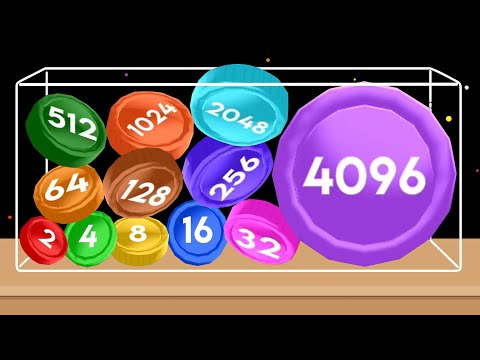 CHAIN COIN 2048 | Suika Game Gameplay Playthrough - Reaching Max Level