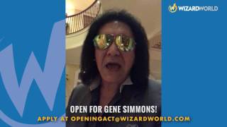 Gene Simmons Seeks Opening Act For Wizard World’s June 2, 2017