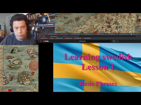 American Tries Learning Swedish (Lesson 1) "Basic Phrases"