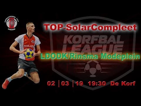 TOP/SolarCompleet 1 tegen LDODK/Rinsma Modeplein 1, zaterdag 2 maart 2019