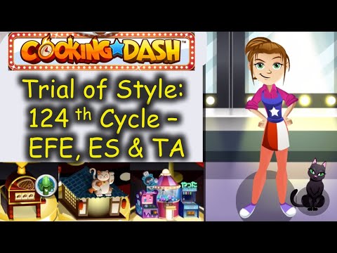TOS 124th Cycle = Flo is so Patriotic. We know what you did Kitty (Cooking Dash - Trial of Style)