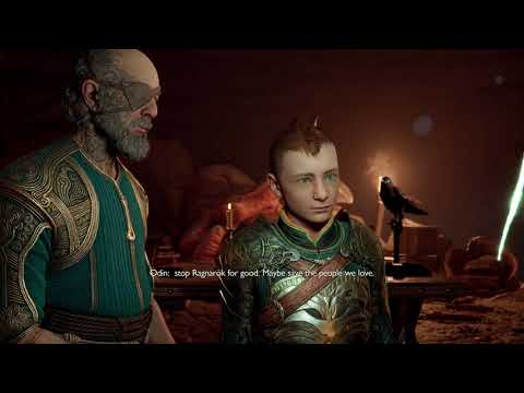 ODIN tells Atreus How He Lost His Eye | God of War 5 Ragnarok