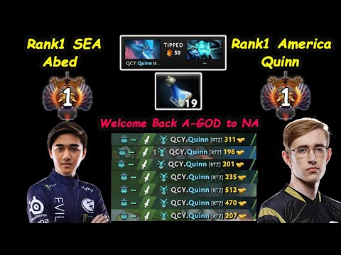 Abed Storm Spirit  A-GOD MIDLANE Immortal Rank1 SEA vs Rank 1 America Server NA Dota 2 7.28 Gameplay