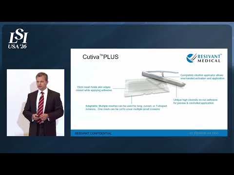 Darren , Resivant Medical - Medical skin closure adhesives for surgical wounds | LSI USA '26