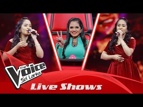 Hansi Shalika | Oba Ma Hamu Una Da ( ඔබ මා හමුවුන දා) | Live Shows | The Voice Sri Lanka