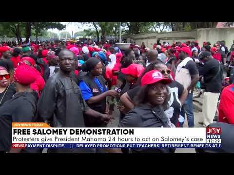 Free Salomey Demonstration: Protesters give President Mahama 24 hours to act on Salomey's case