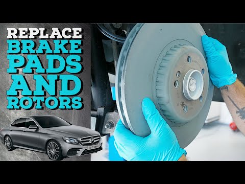 MERCEDES REAR BRAKE PADS AND ROTORS REPLACEMENT