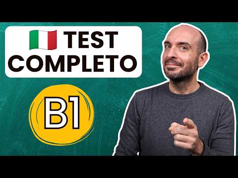 Hai un livello B1 in italiano? TEST COMPLETO (+ EBOOK 📖)