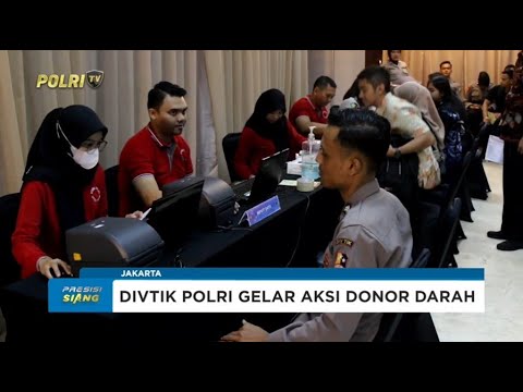 KEPEDULIAN KEPADA SESAMA, DIVISI TIK POLRI GELAR AKSI DONOR DARAH DALAM RAKERNIS 2025