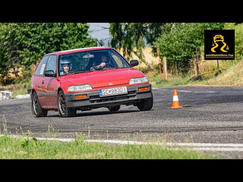 SlalomShow CUP 2021 Civic EC9 D14A1 Dual Carb - Session 4 Trebatice 18.07.2021