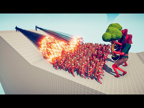 150x PROTECTOR +3x TREE GIANT vs EVERY GOD - Totally Accurate Battle Simulator TABS