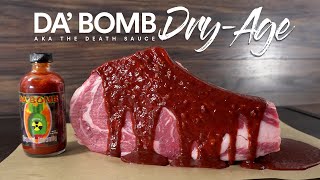I DRY-AGED steaks in Da&#39;Bomb HOT SAUCE and this happened!
