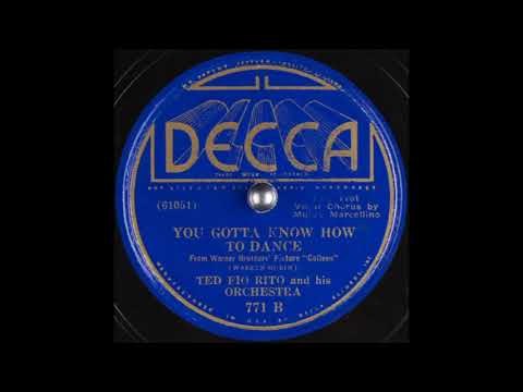 Ted Fio Rito & his orchestra - You Gotta Know How to Dance (1936)