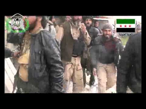 التصدي لمحاولة تسلل قوات النظام على جبهة قرفا في محافظة درعا من قبل فرقة مغاوير الأولى