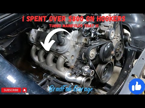 Hooker Turbo Manifold kit installed on the LS 1968 Camaro.