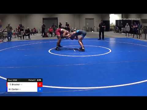 195 Lbs Cons. Round 3 - Tomas Brooker, NC Vs William Conlon, AL 57b7