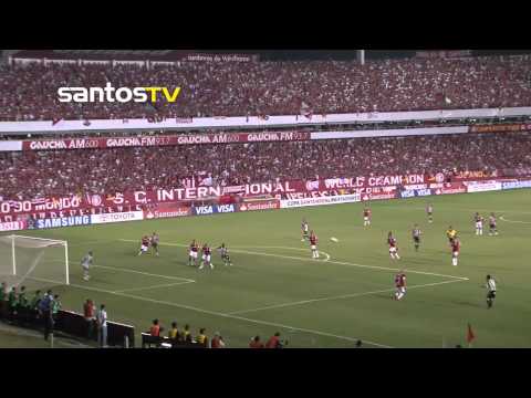 Veja o gol de Internacional 1 x 1 Santos