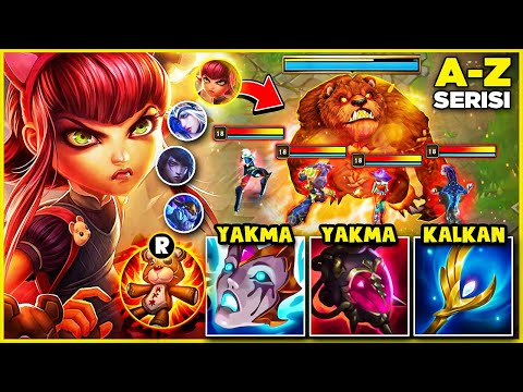 LİG YÜKSELMESİ EN KOLAY BÜYÜCÜ ANNIE! (RAID BOSS TIBBERS BUILD) | A- Z TOP LANE #3