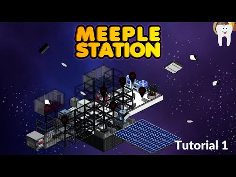 What is in MEEPLE PIE?!?!? (Meeple Station Gameplay- Tutorial #1- Basics)