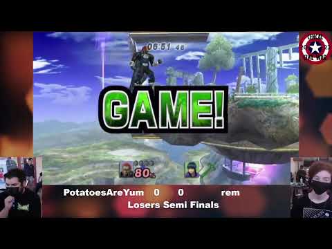 CenCal Civil War 2022 - Loser's Quarters - PotatoesAreYum (Ganon) vs rem (Marth) Project +