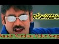 Ravoyi Chandamama Movie Nanda Nandana Video Song Nagarjuna Akkineni Anjala Zhaveri