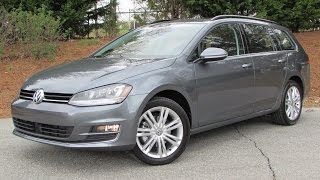 2015 Volkswagen Golf TDI SportWagen Start Up, Road Test, and In Depth Review